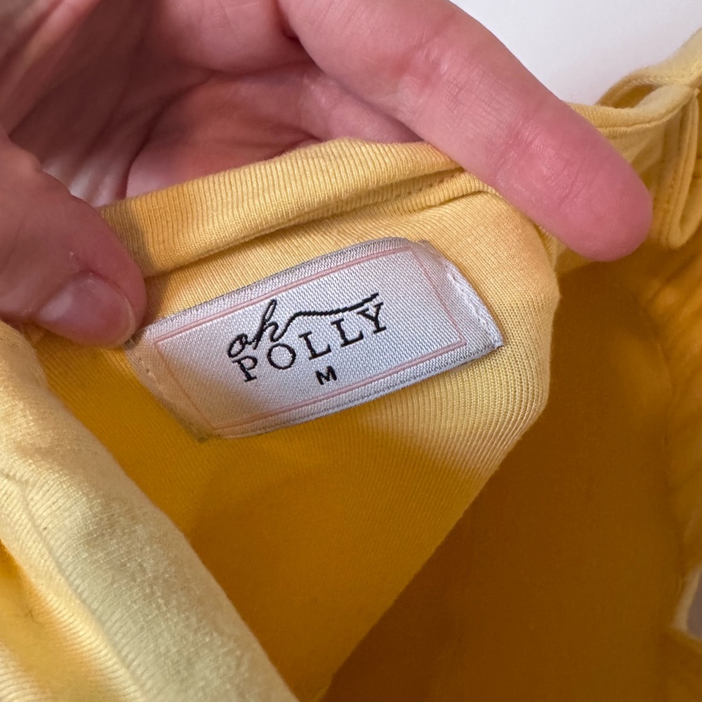 Oh Polly Leya Yellow Mini Dress - Picture 5 of 8